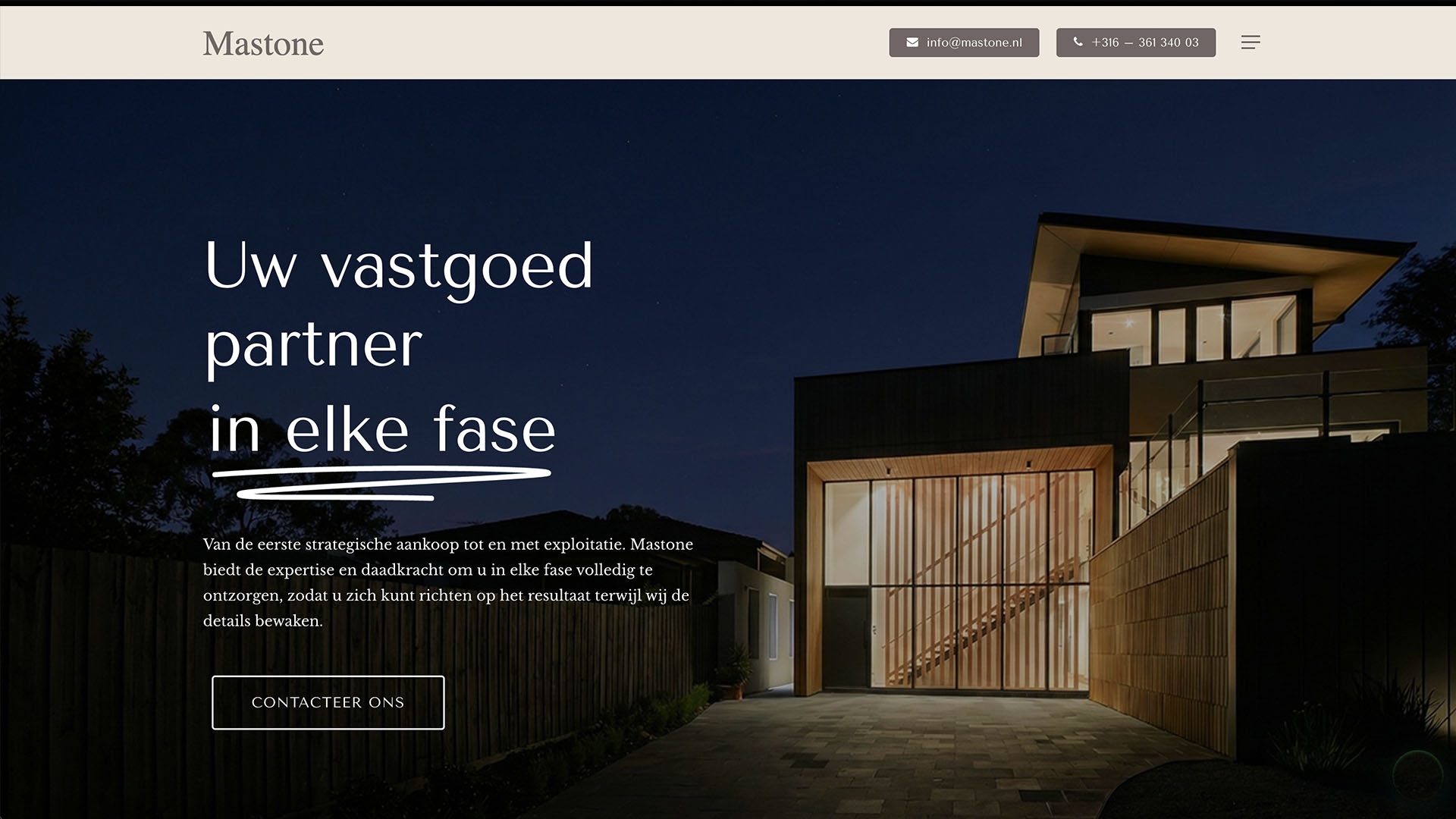 Mastone Real Estate Website